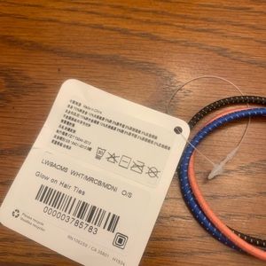 lululemon athletica Accessories - Lululemon Glow on Hair Ties Pack of 3 Black, Blue lululemon athletica Accessories - Lululemon Glow on Hair Ties Pack of 3 Black, Blue